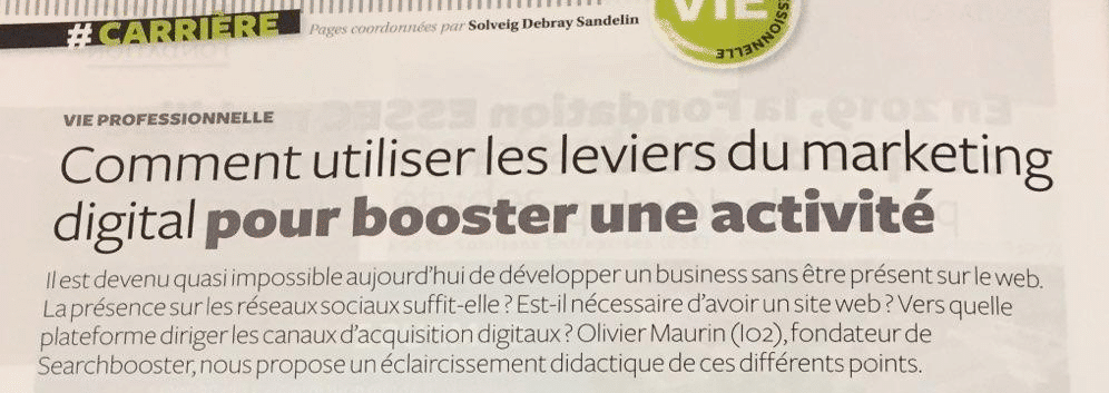 Comment utiliser les leviers du marketing digital pour booster votre activité ? By searchbooster