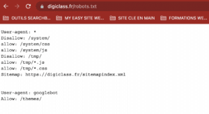 fichier robots.txt SearchBooster