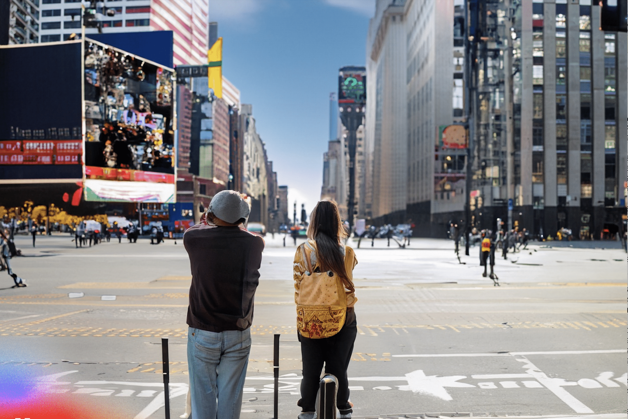 time square avec Google Ads by SearchBooster