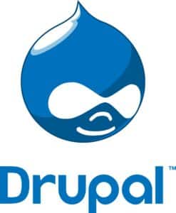création de site internet logo drupal