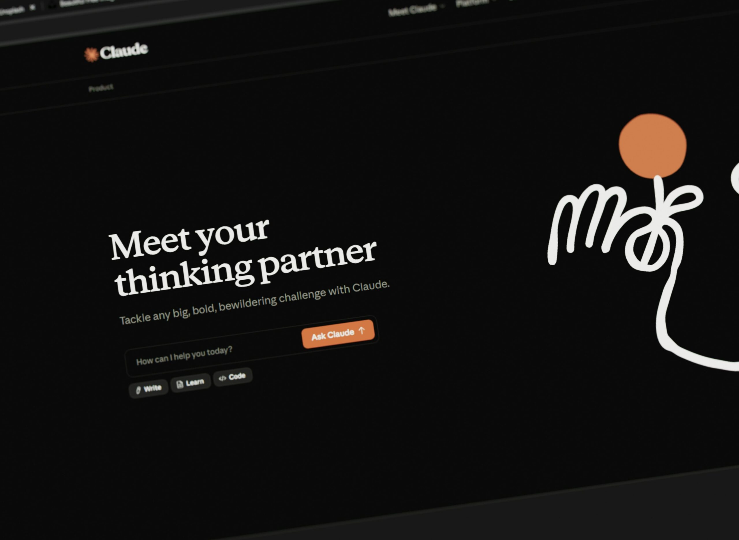 claude ai welcome page