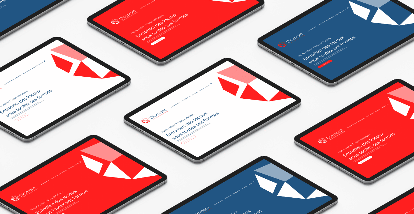 Mockup homepage logo diamant n°1bis